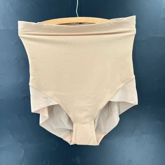 NEW Honeylove Super Power Brief Sand tan nude high rise shapewear compression XL - Picture 2 of 13